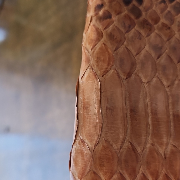 Ambre Babzoe Genuine Python Snakeskin Purse - Picture 12 of 12